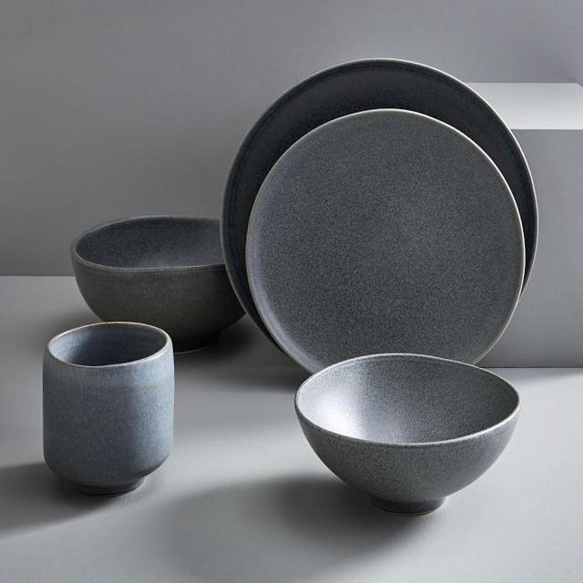 Kanto Glazed Stoneware Dinnerware (Set of 24)