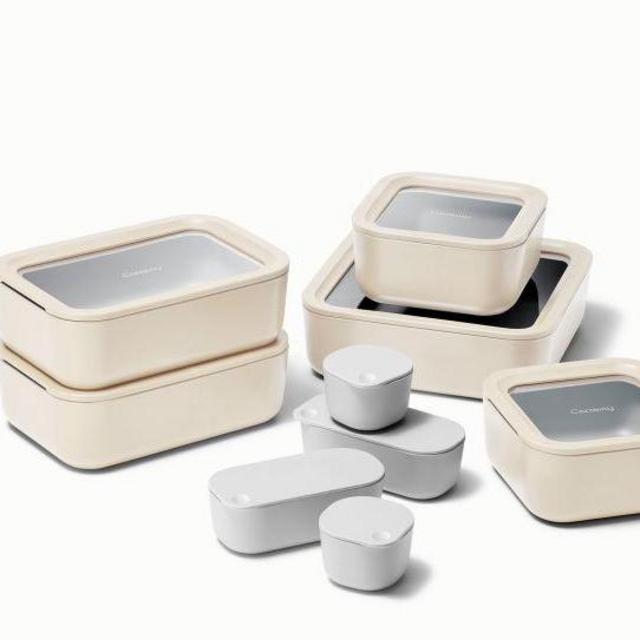 Caraway Home Glass Food Storage Set