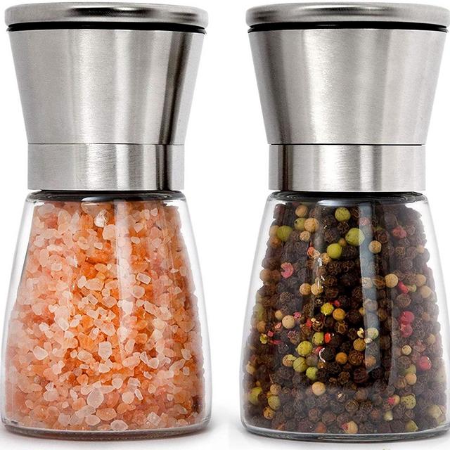 Stainless Steel Salt and Pepper Grinders