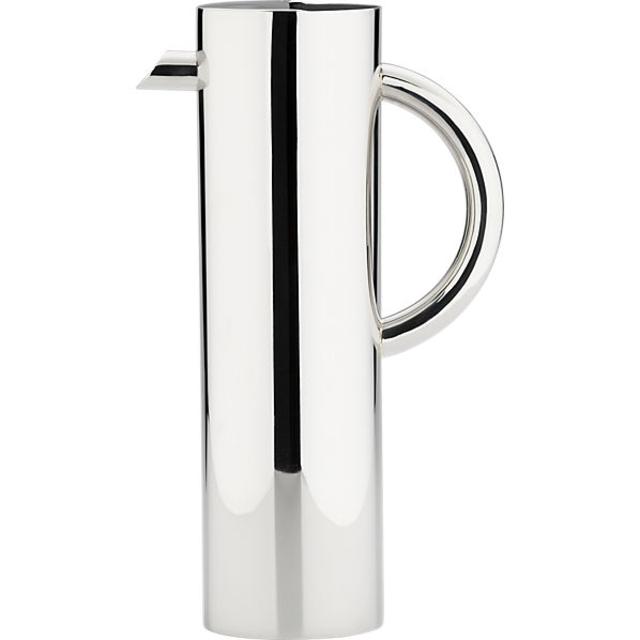 stainless steel shiny water pitcher