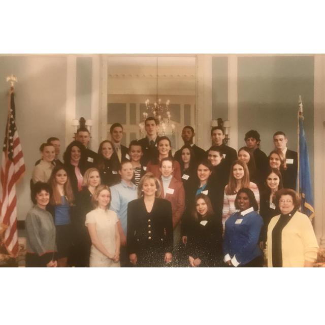 Frame for Andrea's "Oklahoma Senate Page" Group Photo