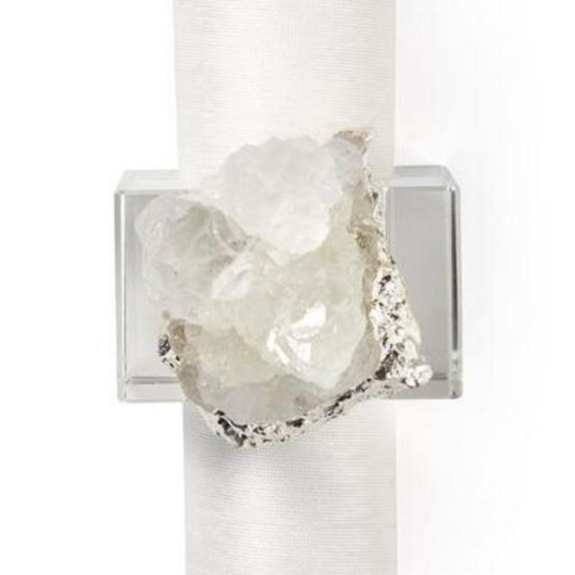 Geode Napkin Ring - Set of 4