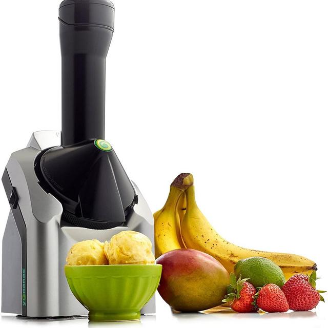 Yonanas Classic Original Healthy Dessert Fruit Soft Serve Maker, 200-Watt, Silver