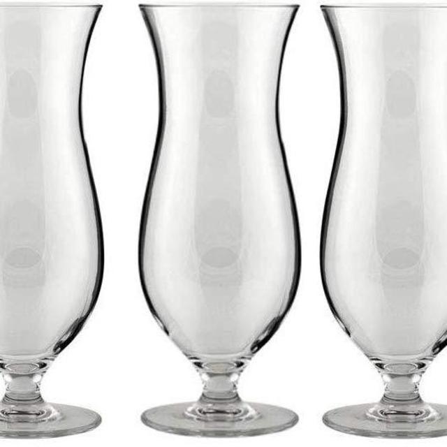 Hurricane Cocktail Glasses, set of 4