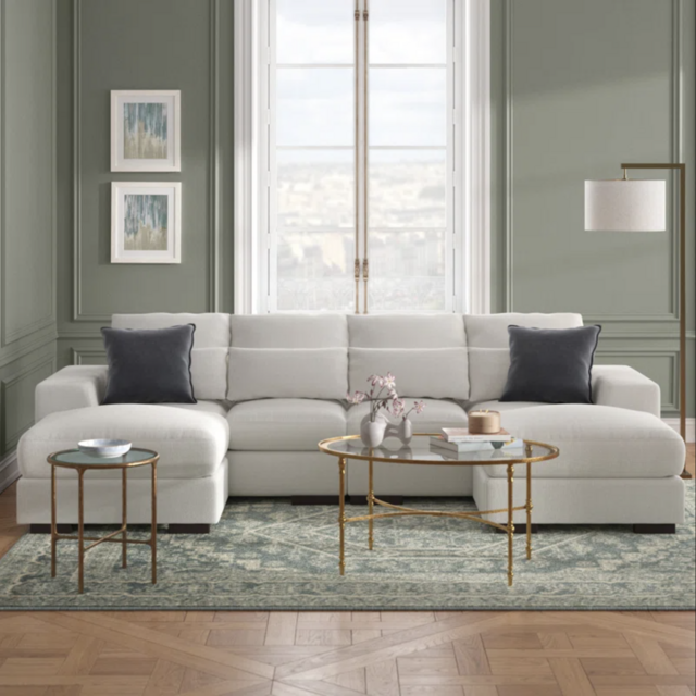 6 - Piece Upholstered Chaise Sectional