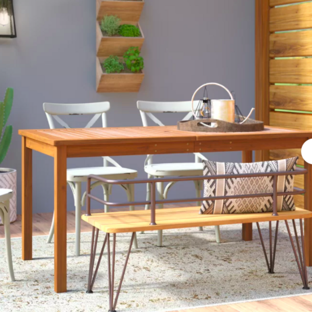 Diboll Wooden Dining Table