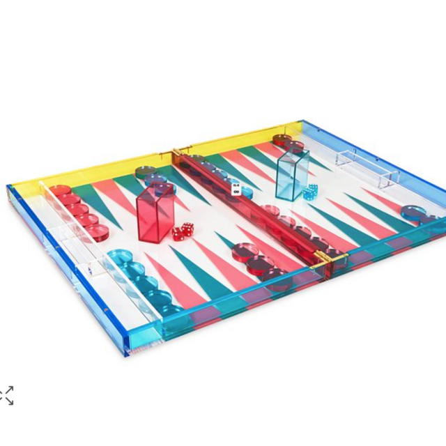 Lucite® Backgammon Set
