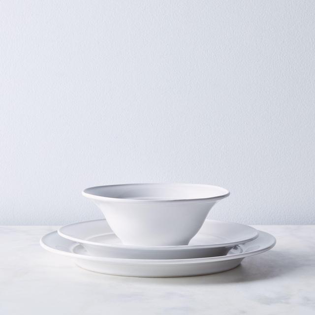 Handmade Cavendish Dinnerware 3-piece set with cereal bowl by Simon Pearce