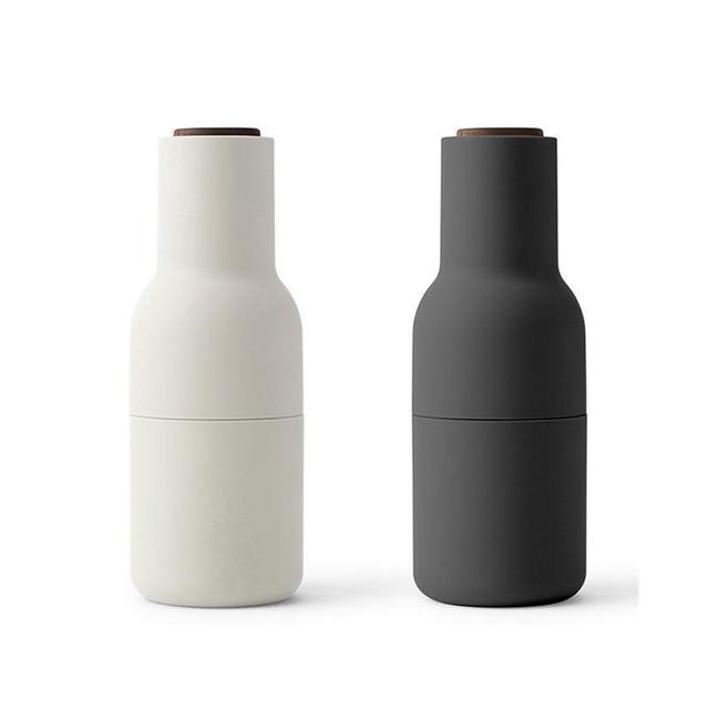 Menu Bottle Grinders (Set of 2) - Ash and Carbon