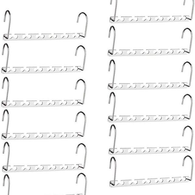 HOUSE DAY Magic Hangers Space Saving Hangers for Clothes Hangers Space Saving Wardrobe Clothing Hanger Oragnizer Closet Space Saver Hangers (12 Pack)