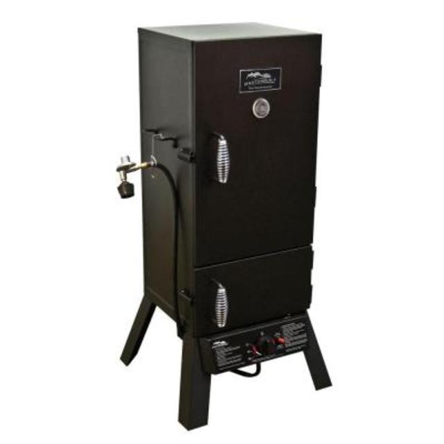 30 in. 2-Door Propane Gas Smoker