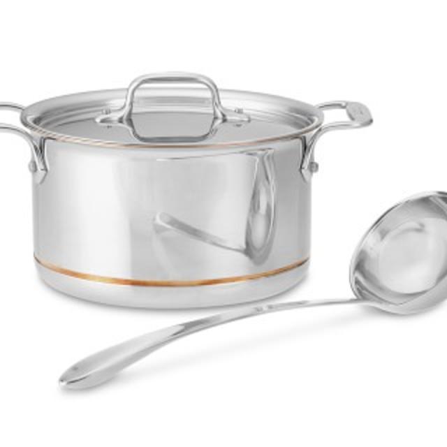 All-Clad Copper Core 4-Qt. Soup Pot with Ladle