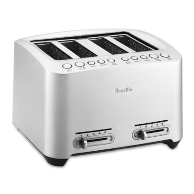 Breville Die-Cast Stainless-Steel Toaster, 4-Slice, Model # BTA840XL