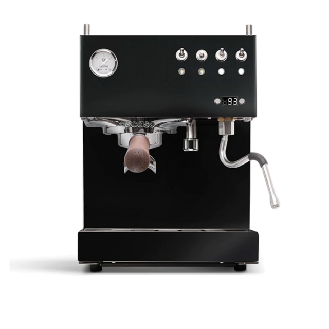 Steel DUO PID, Programmable Espresso Machine w/Volumetric Controller, Dual Thermoblock, 120V (Black)