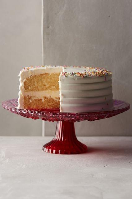 Color-Cut Cake Stand