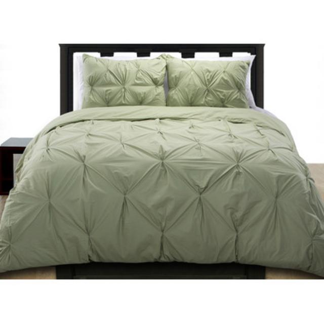 Cottonesque Pintuck Duvet Cover Set