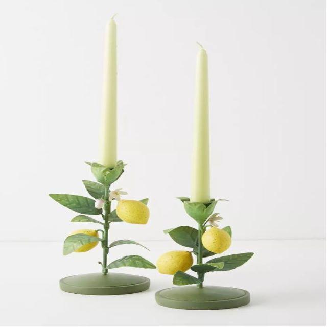 Lemon Taper Holder