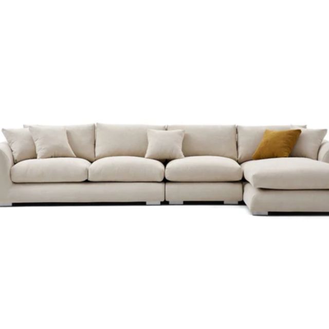 Covers Feathers Sectional Beige