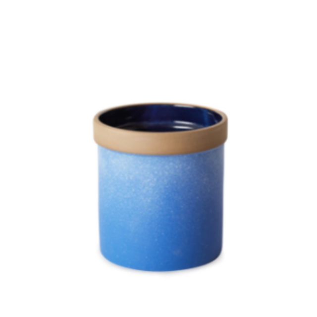 Utensil Crock in Shell and Dark Moon