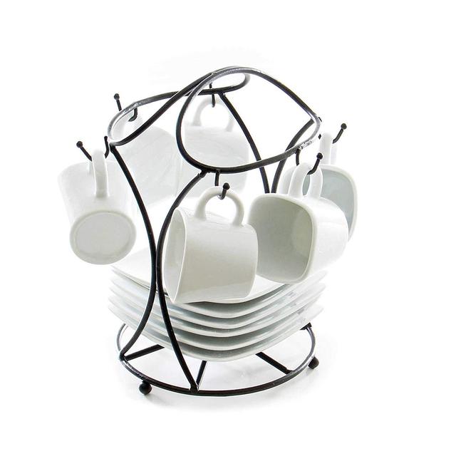 B. Smith 13-Piece Espresso Set with Stand