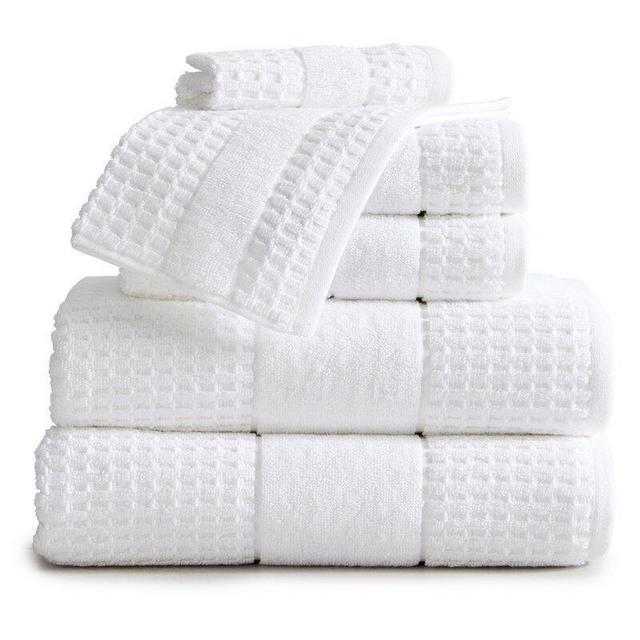6 Piece 100% Cotton Towel Set