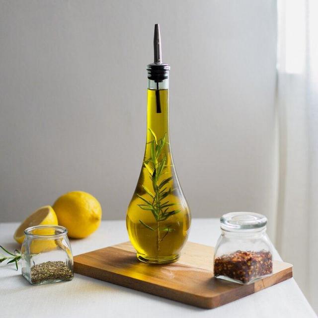 14 oz Teardrop Oil Bottle Recycled Green Bulk