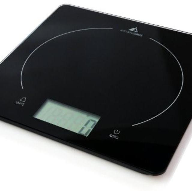 Kitchen Gurus Glass Top Digital Food Scale