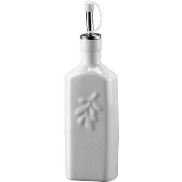 White Porcelain Square Oil Cruet
