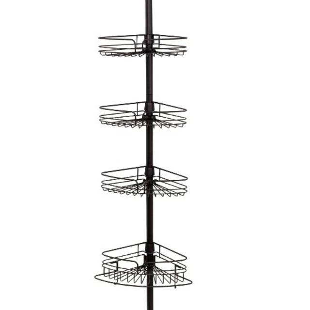 Tension Corner Pole Caddy, Oil Rubbed Bronze