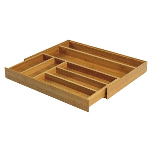 Threshold™ Expandable Bamboo Flatware Drawer Organizer