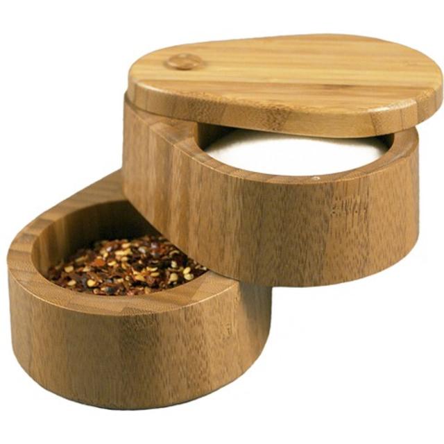 Totally Bamboo Double Salt Box