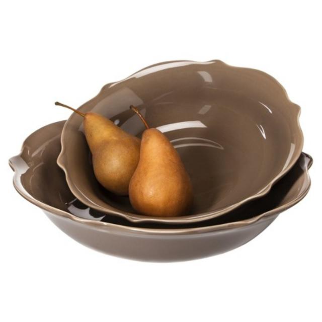 Threshold™ Wellsbridge Serving Bowl Set - Mocha
