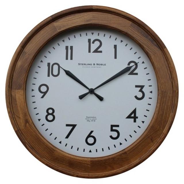 Threshold™ Casual Wood Wall Clock