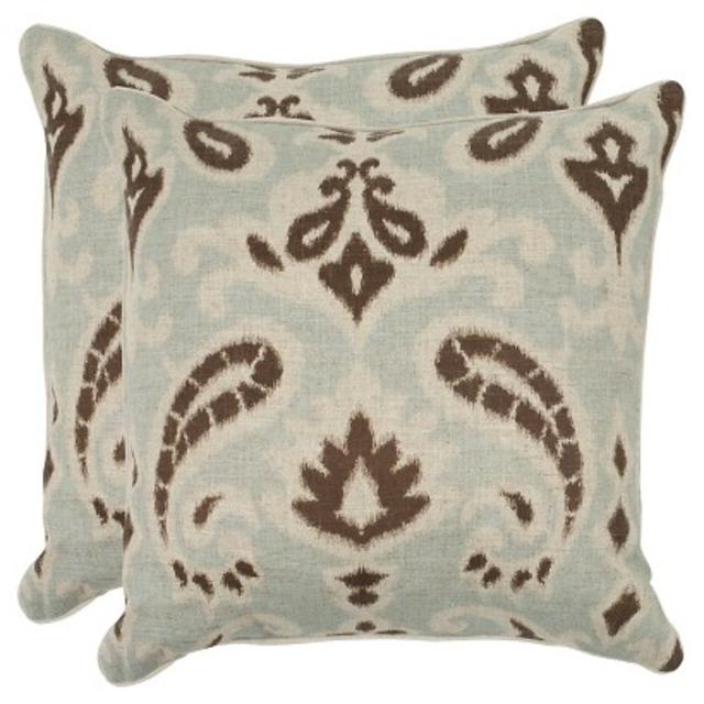 Safavieh 2-Pack Woven Paisley Toss Pillows (18x18")
