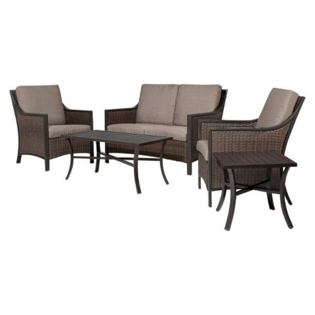 Threshold™ Casetta 5-Piece Wicker Patio Conversation Furniture Set