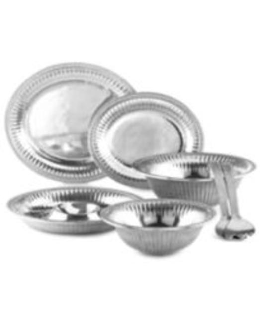 Wilton Armetale "Flutes and Pearls" Large Salad Set, 3 Piece