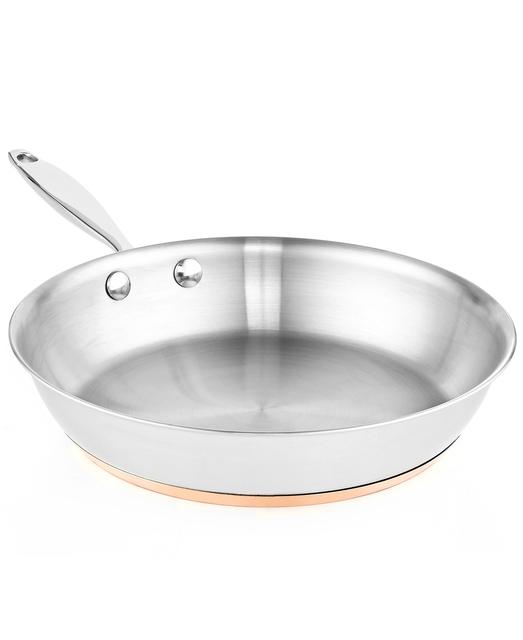 Martha Stewart Collection Copper Accent 10" Fry Pan