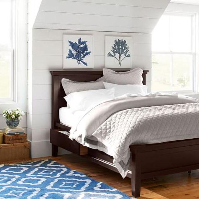 Farmhouse Storage Bed, King, Espresso