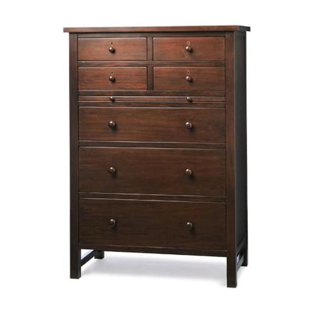 Farmhouse Tower Dresser, Espresso Stain