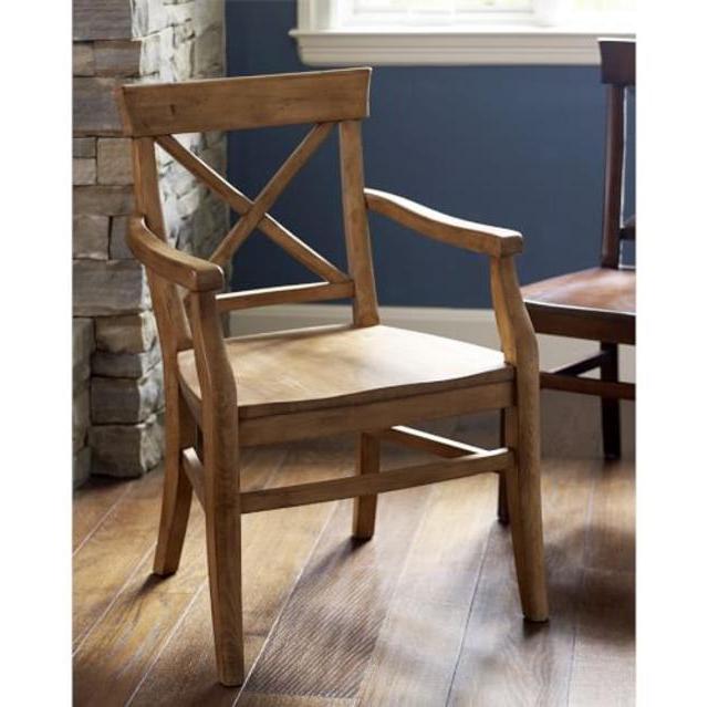 Aaron Armchair, Rustic Pine stain
