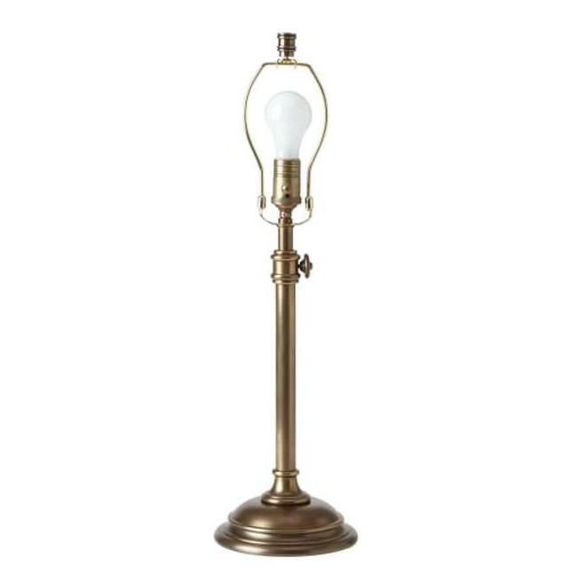 CFL Chelsea Bedside Lamp Base, Antique Brass finish