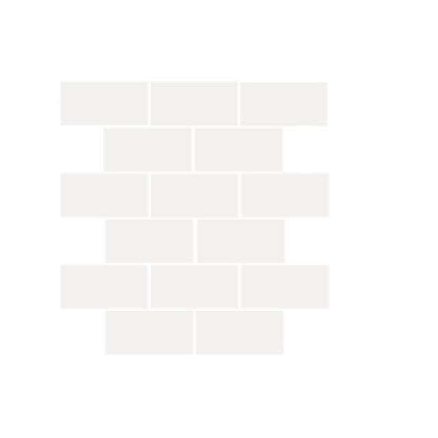 American Olean Starting Line White Gloss Ceramic Mosaic Subway Wall Tile (Common: 12-in x 12-in; Actual: 12-in x 12-in)