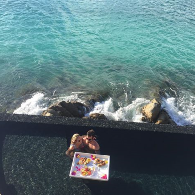 Honeymoon Floating Tapas & Champagne at the Resort