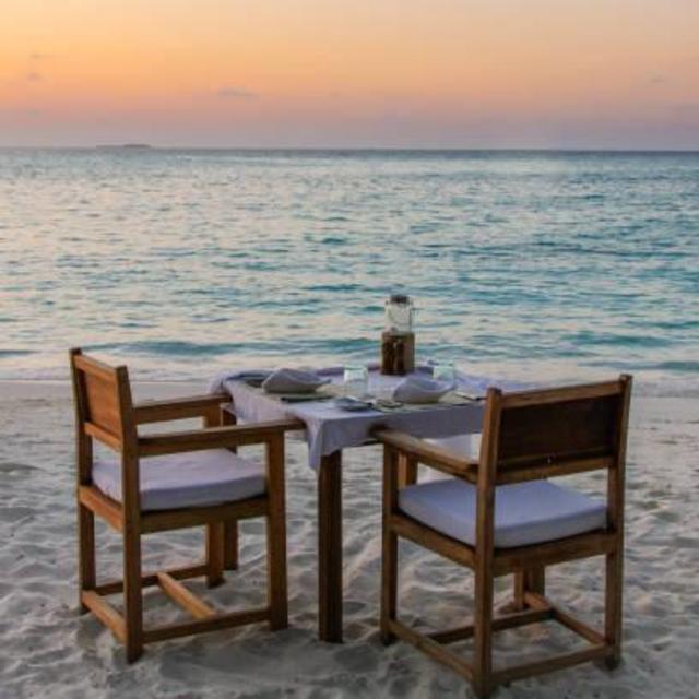 Private Dinner on Beach During Honeymoon