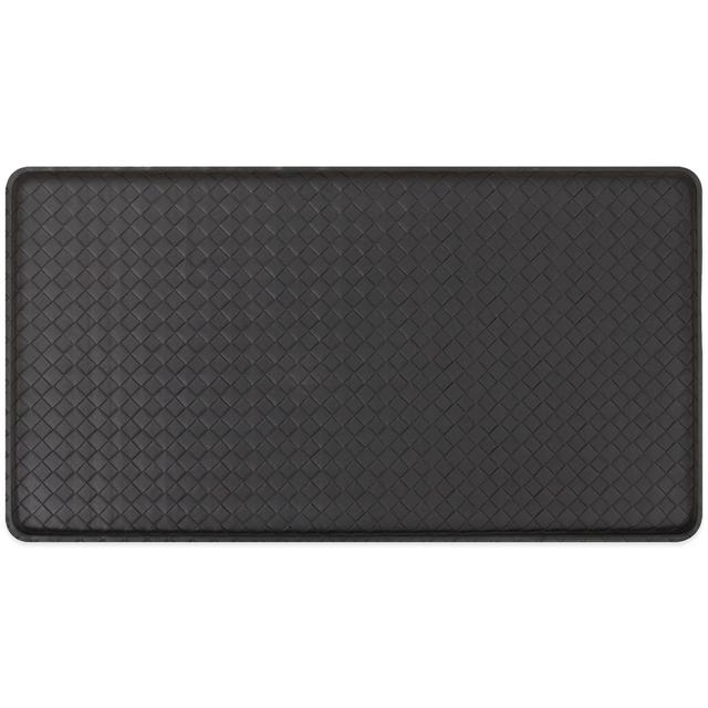 GelPro® Basketweave 20-Inch x 36-Inch Cushion Mat in Black