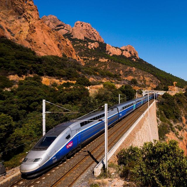 Train to Nice, France