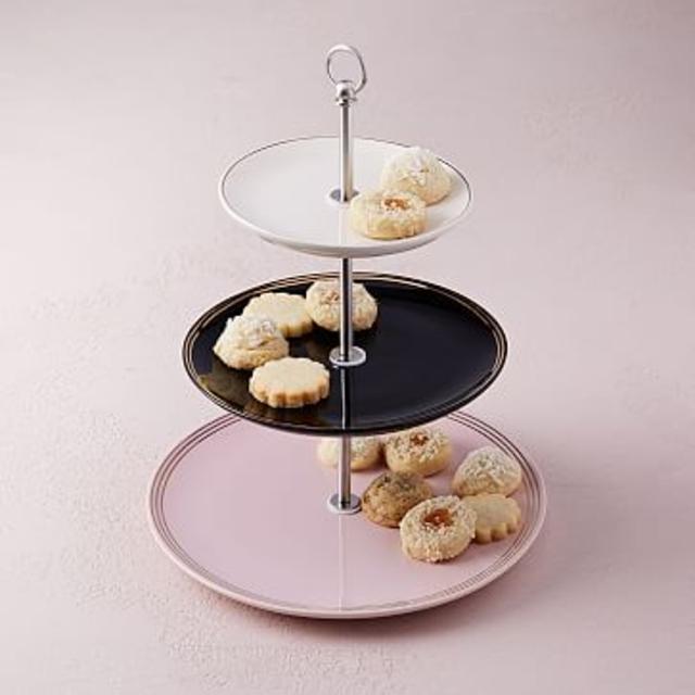 Fishs Eddy Gilded Petit Four Stand
