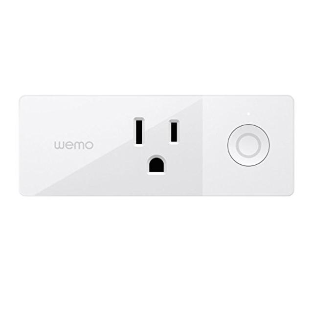 Wemo Mini Smart Plug, Wi-Fi Enabled, Works with Amazon Alexa