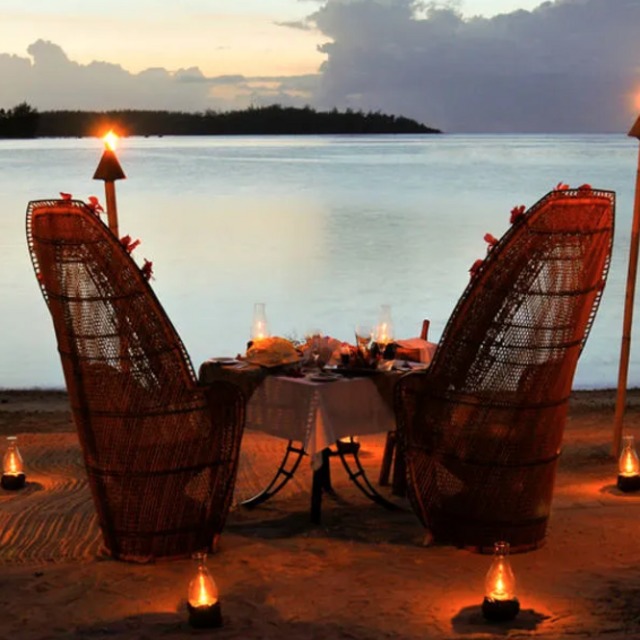 Romantic Waterfront Dinner