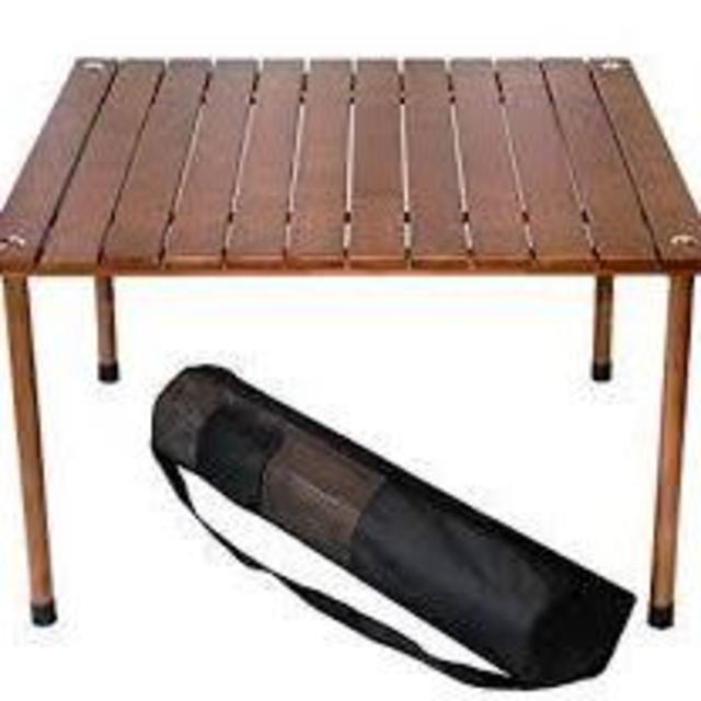 Original Table in a Bag - Natural Wood
